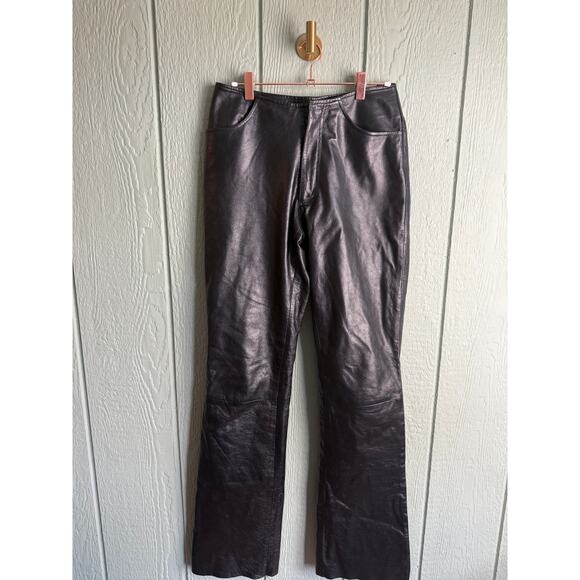 Vintage 90s Wilsons Leather Maxima Pants, Size 4 - Picture 1 of 5